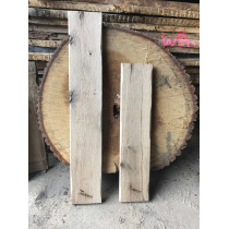 Eichenbohle, Brett, Tischplatte, Struktur, gebürstet, Naturbelassen, Branding 150x20x3,5cm